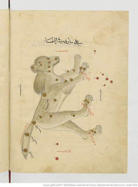 Catalogue des étoiles fixes, Grande Ourse - Catalog of fixed stars, Great Dipper