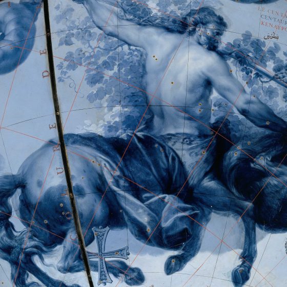 Globe céleste Coronelli - Constellation du centaure